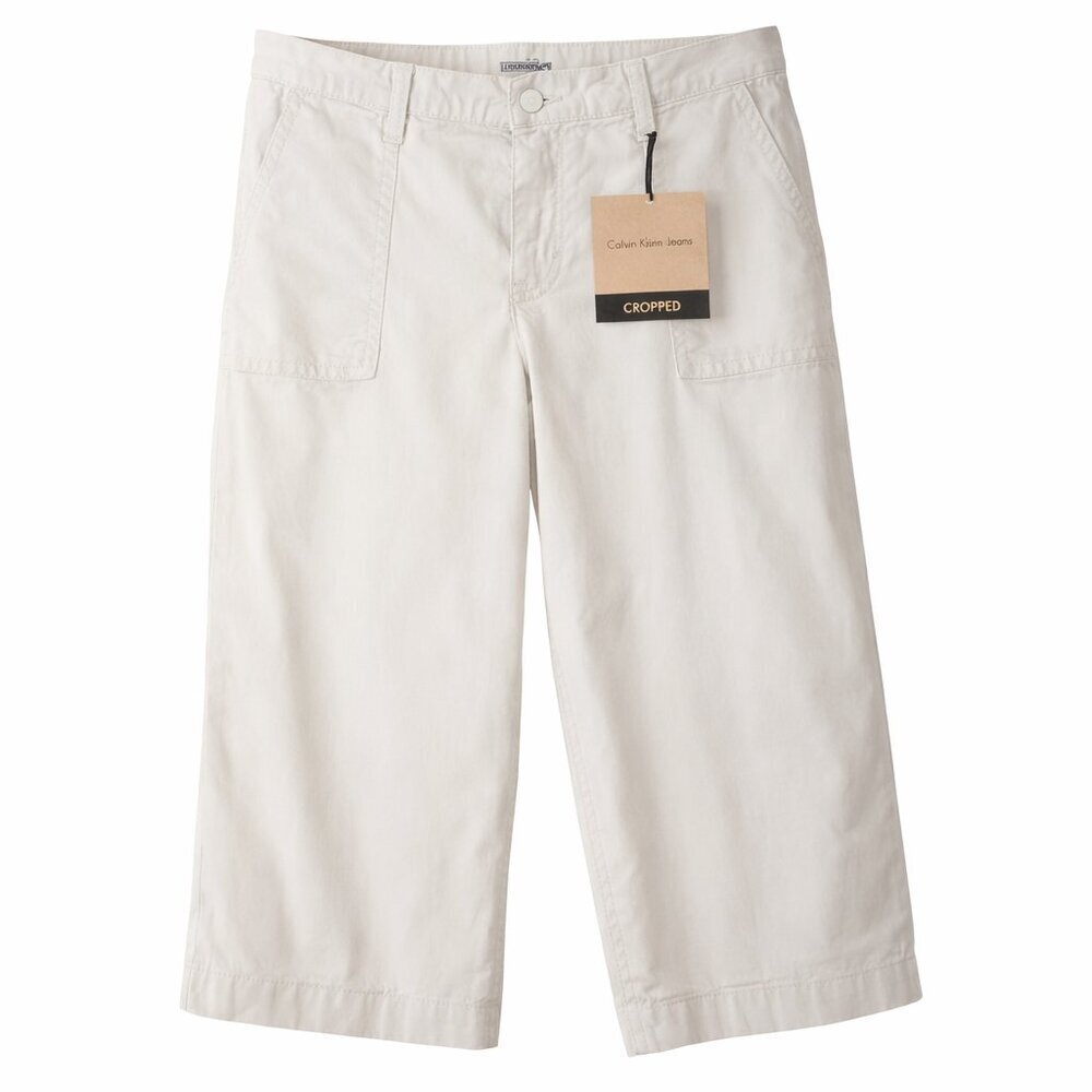NWT CALVIN KLEIN JEANS Cropped Pants Size 16